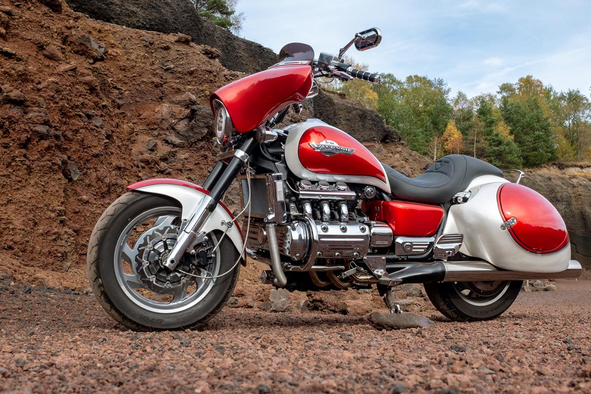 Réservoirs d'essence "Dragon" pour custom Honda F6C Valkyrie : profil