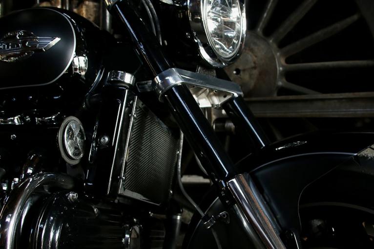 Custom Valkyrie moto : The Black Coal détails