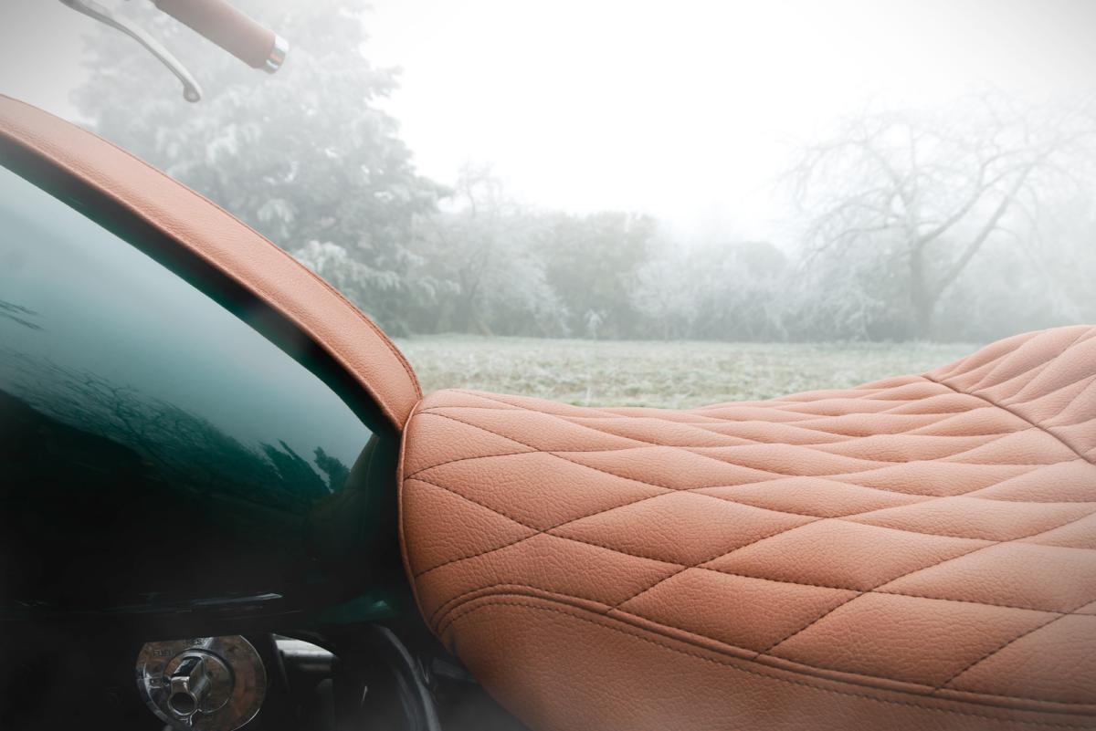 Custom Valkyrie moto : The Lady Breizh détails