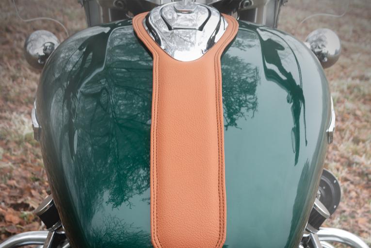 Custom Valkyrie moto : The Lady Breizh couvre-réservoir