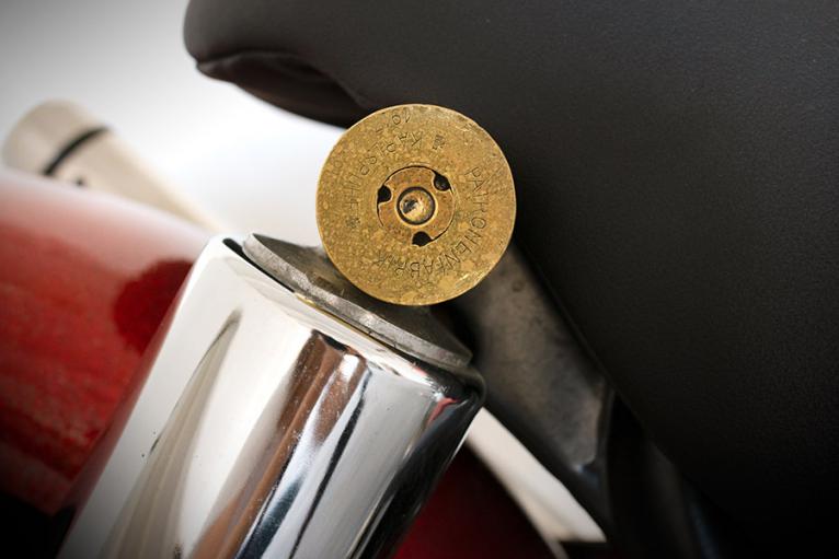 Custom Valkyrie moto : The Six Shooter détails