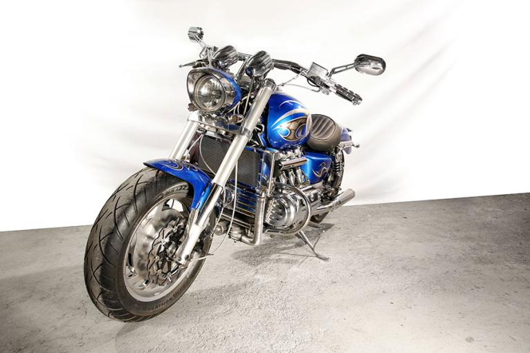 Gardes-boue "bagger" pour custom Honda F6C Valkyrie : avant