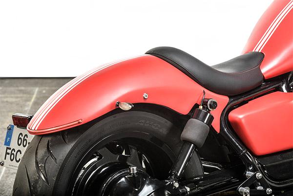 Custom Valkyrie moto : The Red Fury